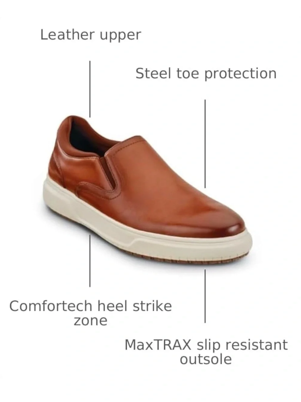 Florsheim smooth cognac
